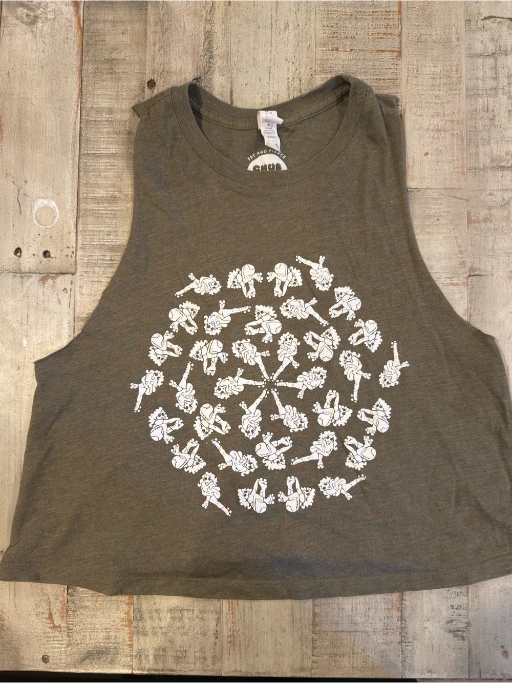 Bella Canvas Rollerskate Graphic Cropped Top